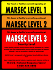 MTSA / MARSEC Level Signs